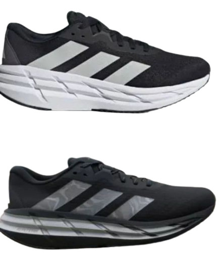 Black And White Color Running Shoes