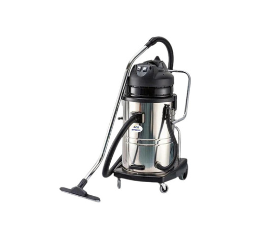 Industrial Vacuum Cleaner- 60 Ltrs SP260 - Stainless Steel 2000W Power 60dB Noise | Dry & Wet Function 2.5M Hose Semi Automatic