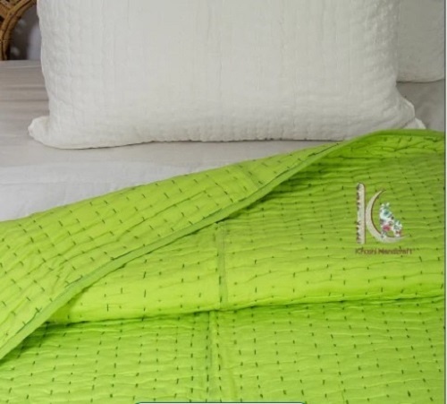 Jaipuri Kantha Quilt