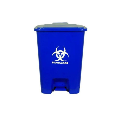 Plastic Leg Open Dustbin 10 LTR - Plastic, 10 LTR, Multicolor | Home and Hotel Use, Foot Pedal, Rectangular Shape, Lid Spare Part