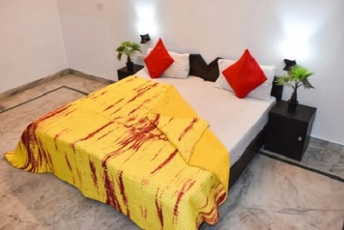 Printed Yellow Cotton Kantha Quilt