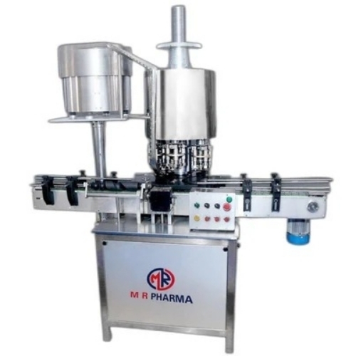 Single Head Ropp Cap Sealing Machine - Silver, 220 Volt, Automatic | Precise Sealing, Adjustable Torque, Durable Performance