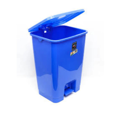 Squre Plastic Leg Open Dustbin 30 LTR - Plastic, 30 LTR, Multicolor | Home, Hotel Usage, Foot Pedal, Rectangular Shape, Lid Spare Part