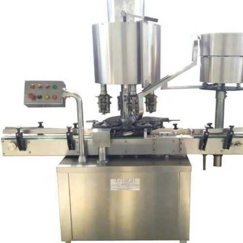 Stainless Steel Ropp Cap Sealing Machine - Stainless Steel, Silver, 220V | Single Head, Adjustable Torque, High Sealing Accuracy