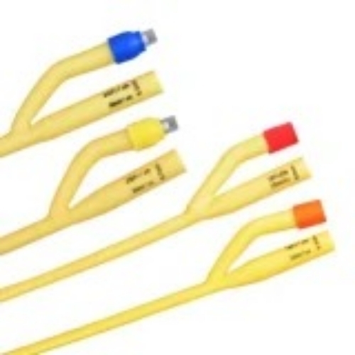 Sterile Silicone Coated Latex Foley Ballon Catheter 