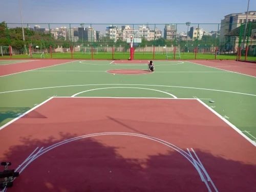Synthetic Basketball Court