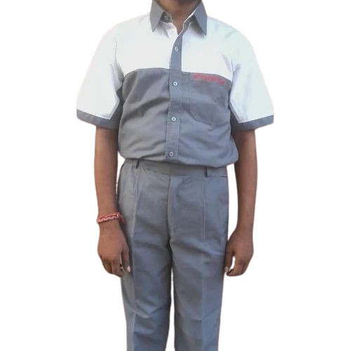 Technician Worker Uniform - Cotton, Various Sizes, V Neck, Half Sleeves | Breathable, Anti UV, Quick Dry, Comfortable Fit