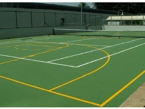 Tennis Court Flooring - Color: Green