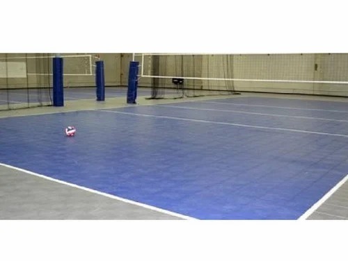 Volleyball Court Flooring - Color: Blue
