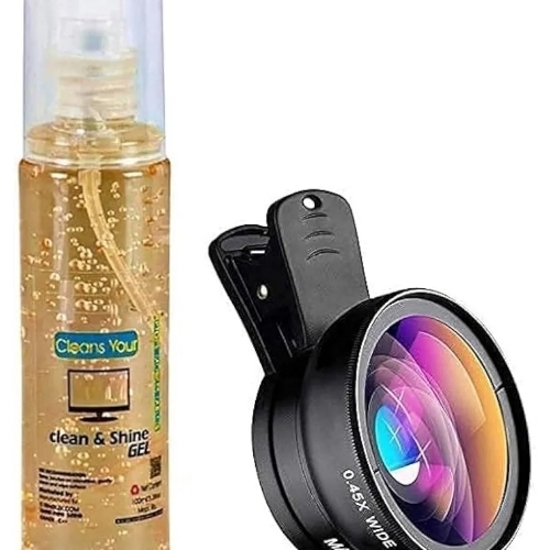 Wide Angle Camera - Plastic, Black, Compact Lens Design, Image Stabilization, Low Light Capture, Durable