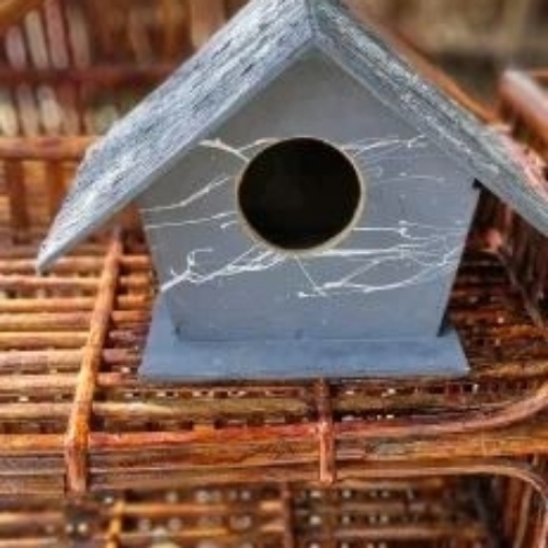 Wooden Sparrow House 