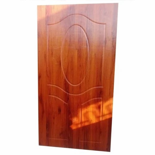 15 Mm Polished Melamine Door - Solid Wood, 15 Mm, Brown | Scratch Resistant, Moisture Resistant, Durable Surface, Lightweight Design