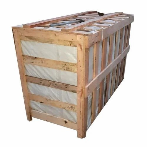 2 Ton Hardwood Packaging Wooden Boxes - Wood 65x25x65 Inch, Brown | Eco Friendly, Load Capacity 2 Tonne, Fine Finishing