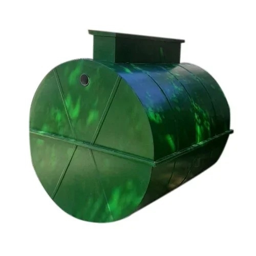 2000 L Frp Bio Digester Tank - Metal Standard Size Green | Durable Corrosion Resistant Leak Proof UV Protected