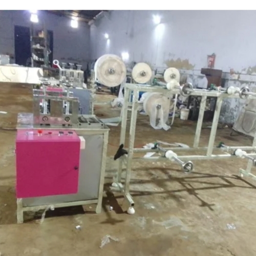 Automatic Sanitary Napkins Making Machine  - Color: Silver