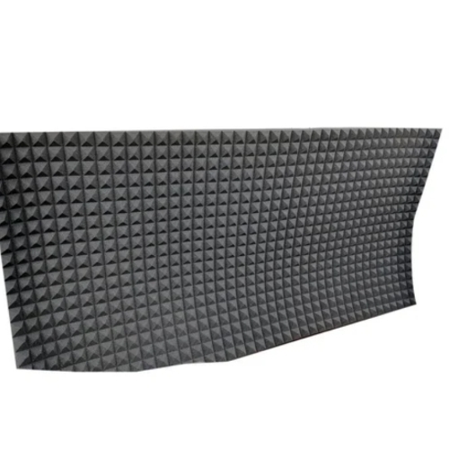 Black Pyramid Acoustic Foam - Durable Lightweight Foam, Black, Pyramid Shape | Shock Absorbing, Thermal Insulation, Water Resistant, Flexible Structure, Soft Cushioning, Easy Installation, Recyclable