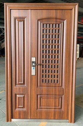 Designer Brown Steel Door