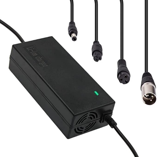 Electric Scooter Charger - Plastic, Black, 220v | Fast Charging, Stable Output, Overvoltage Protection, Compact, Lightweight, Durable, Efficient, Scooter Compatible