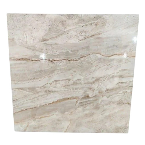 Glossy Ceramic Wall Tile - 12x12 Inch, White, 18mm Thick | Durable, Fine Finished, Designer Pattern