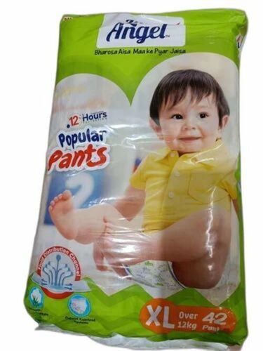 Little Angel XL Pants Diaper - Cotton Medium White, Pack of 42 | Ultra Soft, Lightweight, Breathable, 12 Hours Absorption