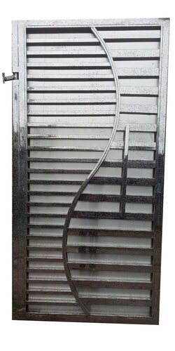 Polished Stainless Steel Security Door