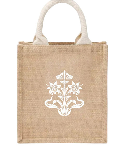 Printed Jute Shopping Bags