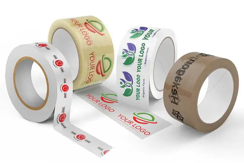 Printed Packing Tape - Color: Black