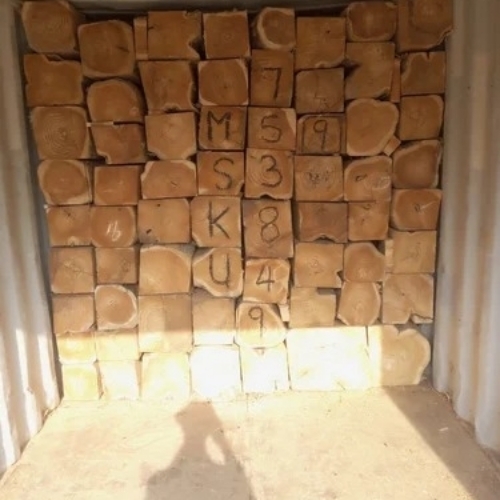 Solid Nigeria African Teak Wood