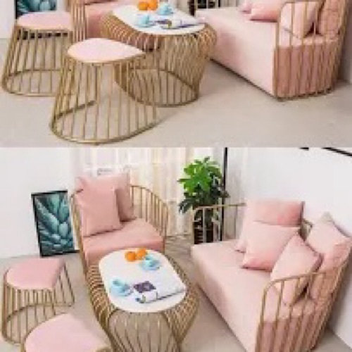 Stainless steel sofa sets