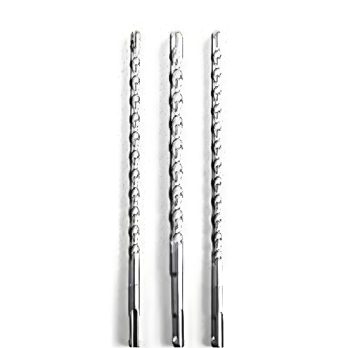 Twisted Hss Hammer Drill Bit - Stainless Steel 2.5 Inch, Silver | Corrosion Resistant, High Tensile, Precision Threads, Rust Proof