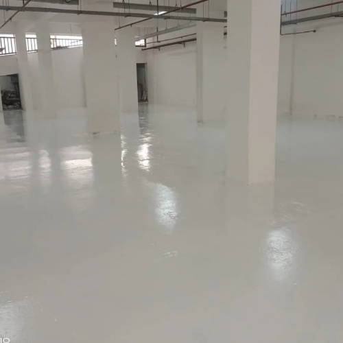 White Epoxy Floor Paint - White, Density 1.2-1.5 g/mÂ³ | Abrasion Resistant, Glossy, Moisture and Heat Resistant