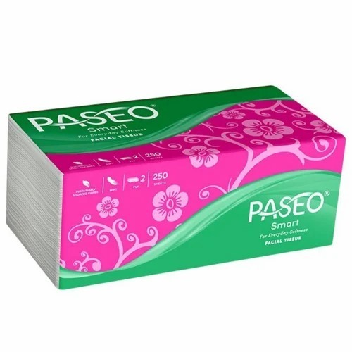 White Facial Tissue Paper