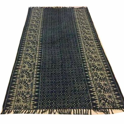 10x7 Feet Printed Cotton Rug - Handmade, Rectangular, Multicolor | Anti Slip, Anti Bacteria, Stain Resistant, Washable