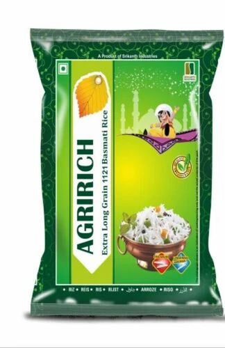 1kg Agririch Extra Long 1121 Basmati Rice - Packet, 1 Kg, White | Long Grain, Dried, 12 Months Shelf Life, 100% Purity