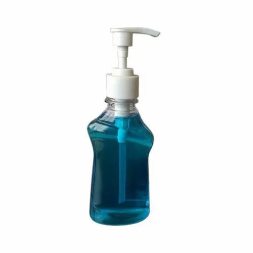 200ml Pet Pump Bottle - PET Square Shape Blue Leak-Proof Lightweight
