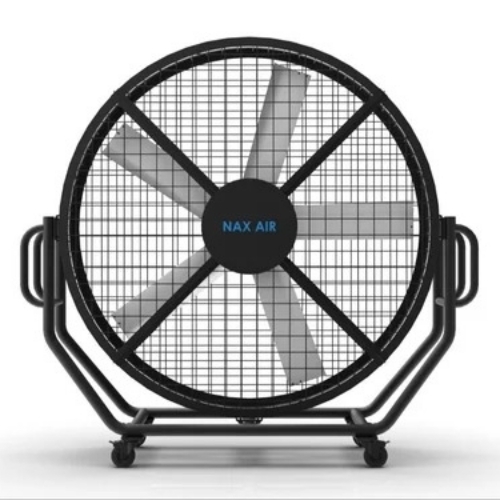 Airwagon Portable Industrial Fans - Metal Blades White/Black 240V Electric | Rust Free Corrosion Resistant