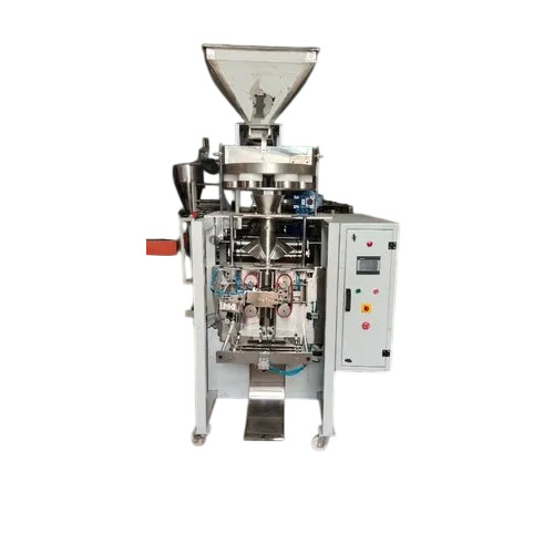 Automatic Kurkure Packaging Machine - Stainless Steel SS 202, Silver, 1 HP | Durable, Heavy Duty, Rust Proof, Electric Drive, HMI Control