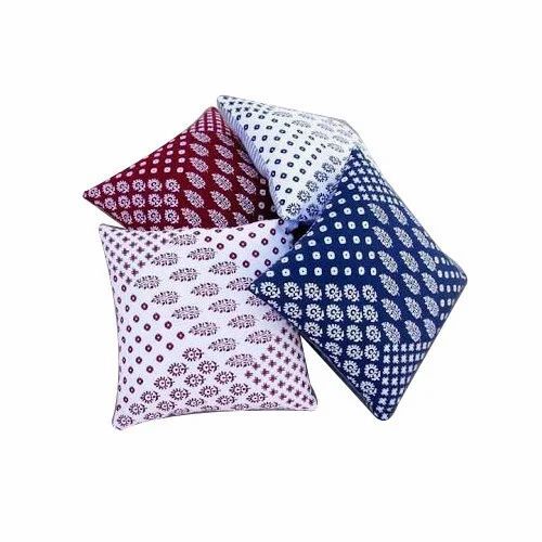 Coloured Cotton Printed Cushion