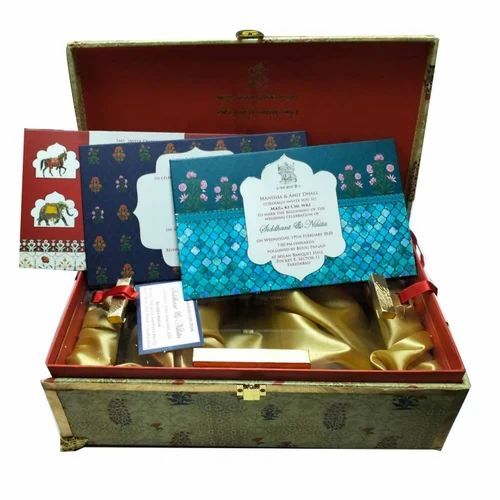 Designer Wedding Cards Box