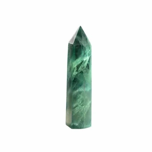 Green Fluorite Wand - Agate Stone, Green, Custom Size | Multicolor, Good Quality