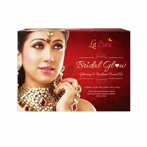 Lacura Bridal Glow Facial Kit - Carton Packed, Store in Cool Dry Place | Skin Brightening, Tan Removing Facial Kit
