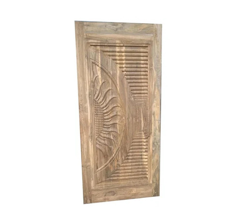 Polished Exterior Main Teak Wood Door