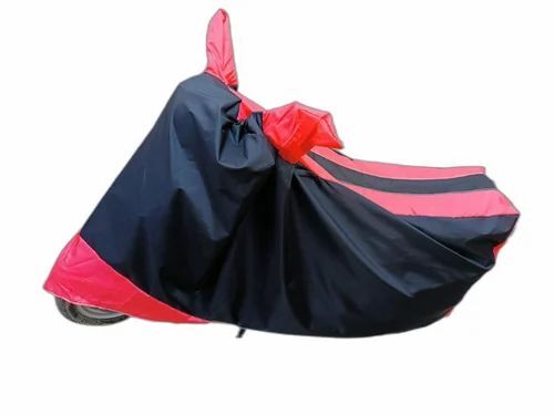Red And Blue Two Wheeler Cover
