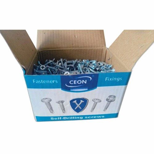 Self Drilling Screws - Stainless Steel, Standard Size, Silver | Corrosion Protection, Durable, Long Lasting