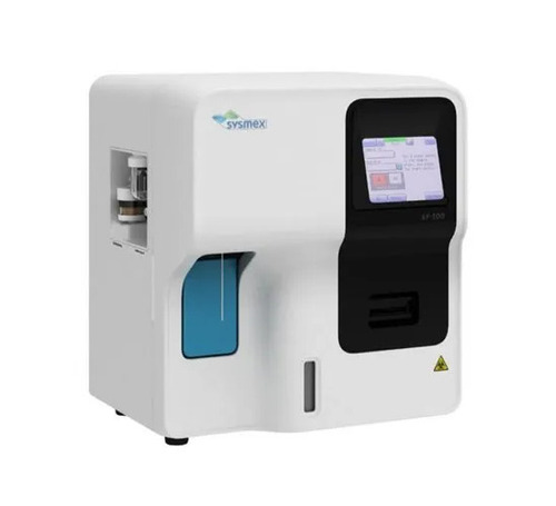 Sysmex XP 300 3 Part Hematology Analyzer - 16.5x19x14 Inch, White/Black, 80 Samples/Hour, Fully Automatic, Portable