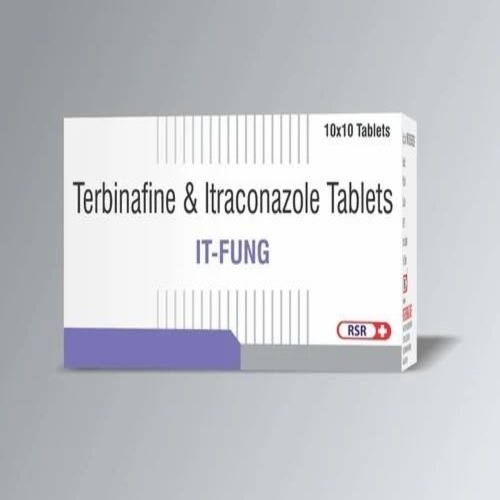 Terbinafine Itraconazole Tablets - 10x10 Tablets Box, Prescription, Suitable For Adults