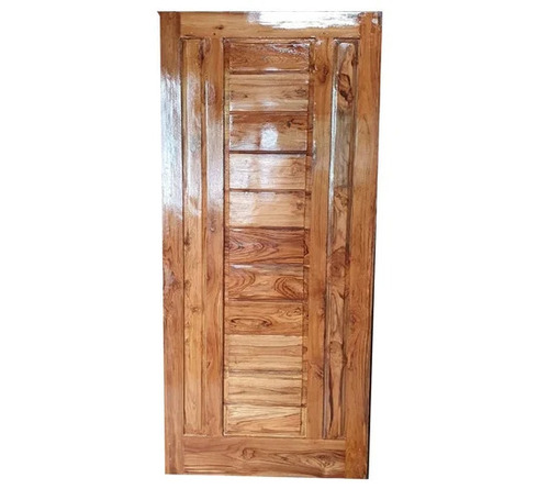 Wooden Laminated Doors - Wooden, 6.5x4 Feet, Brown, Laminated Finish, Interior Hinge Door