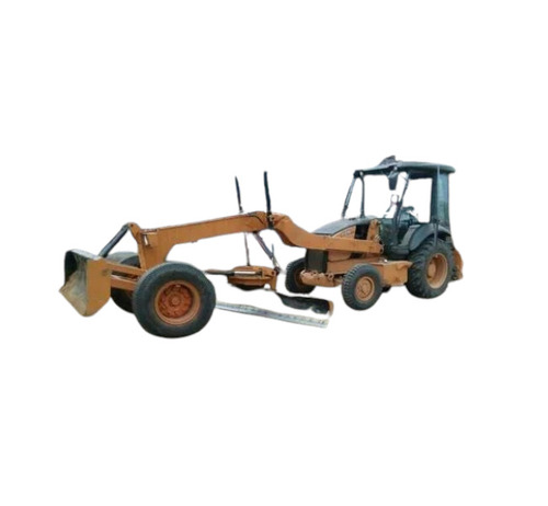 120 HP JCB Mount Grader - Metal, Yellow, 10 Tons | Semi Automatic Control, Hydraulic Steering, High Efficiency