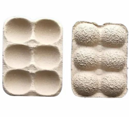 6 Paper Apple Trays - Paper, 30x30x5 cm, White Rectangular | Disposable, Eco-Friendly, Cold & Heat Resistant