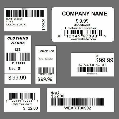 Garment Barcode Tags